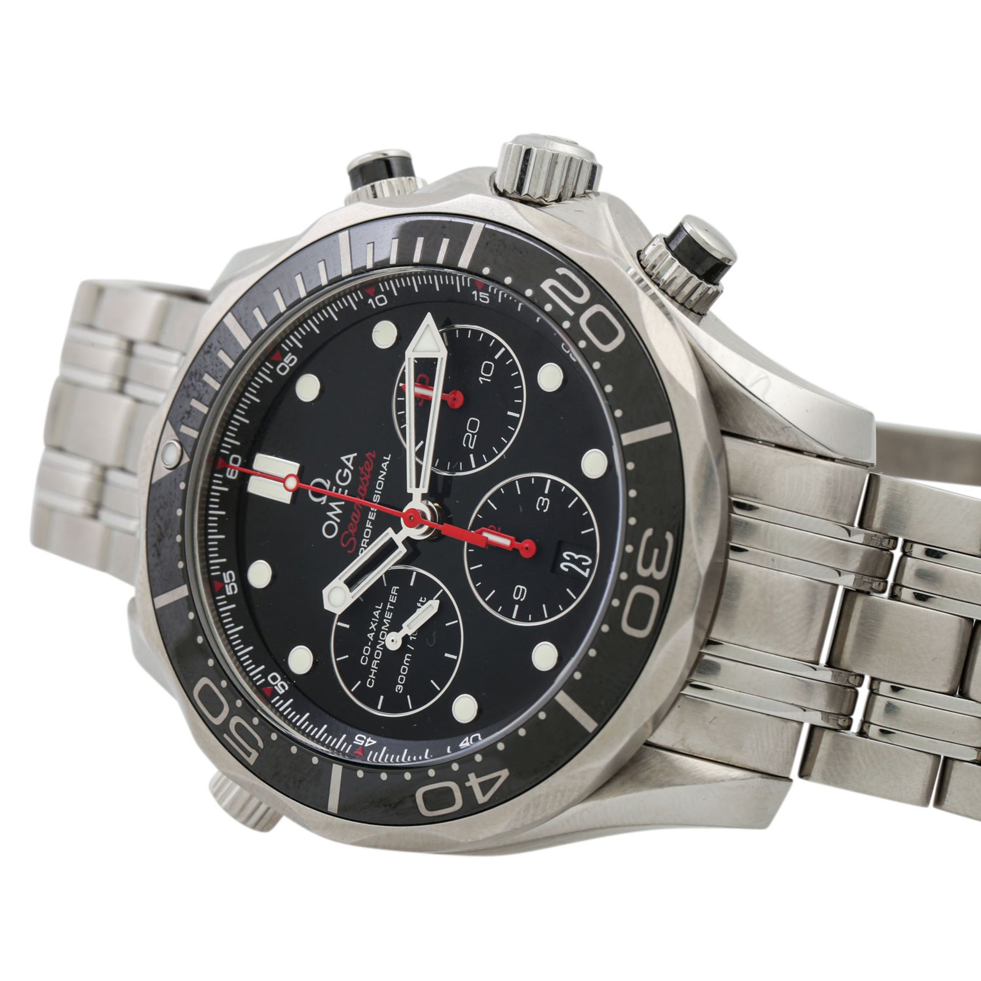 PFANDAUKTION - Omega Seamaster Diver 300m Chronograph Box Watchma Omega Seamaster Dive - Bild 6 aus 9