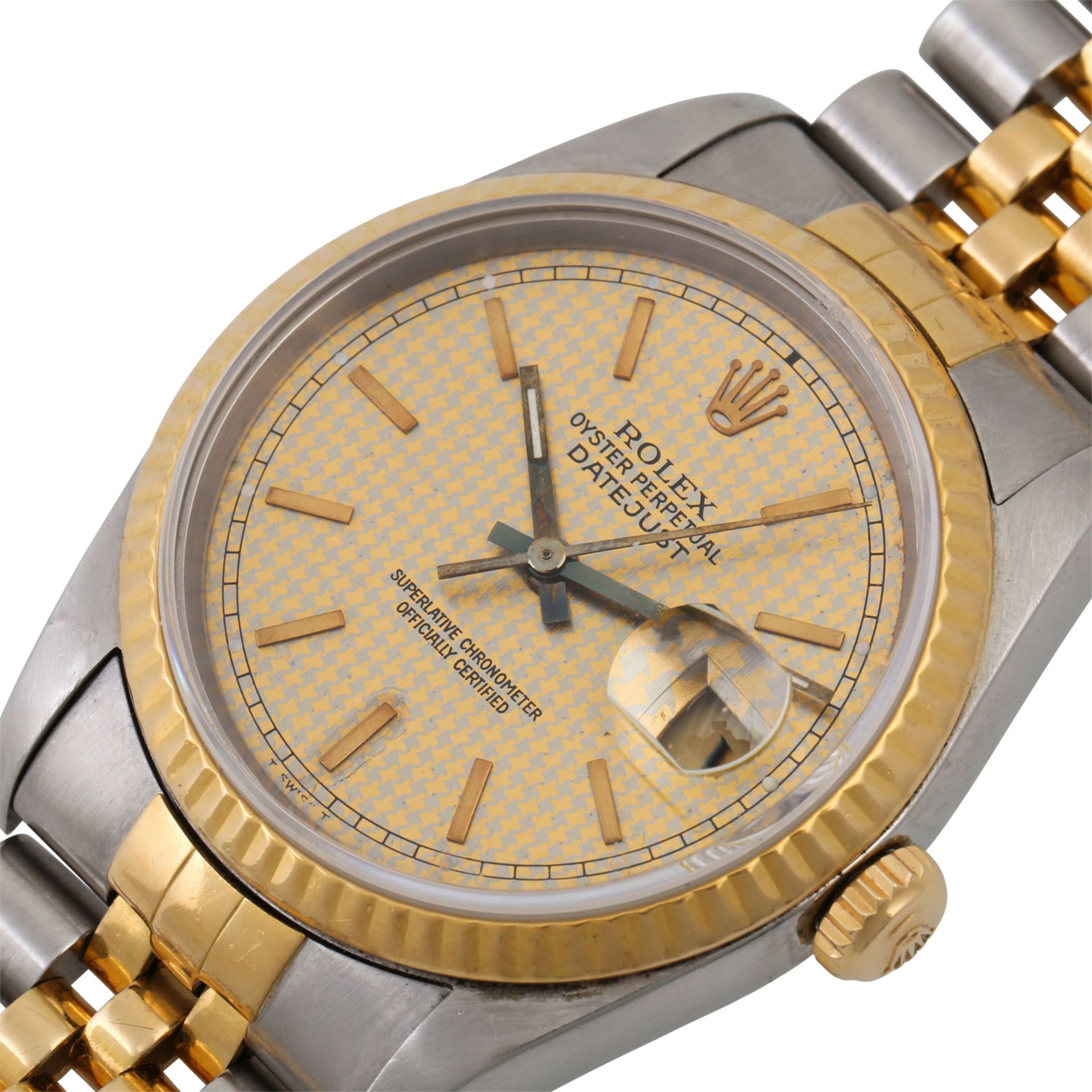 ROLEX Vintage Datejust, Ref. 16233. Armbanduhr. Edelstahl/Gold 18K. Automatic-Werk. De - Bild 5 aus 6