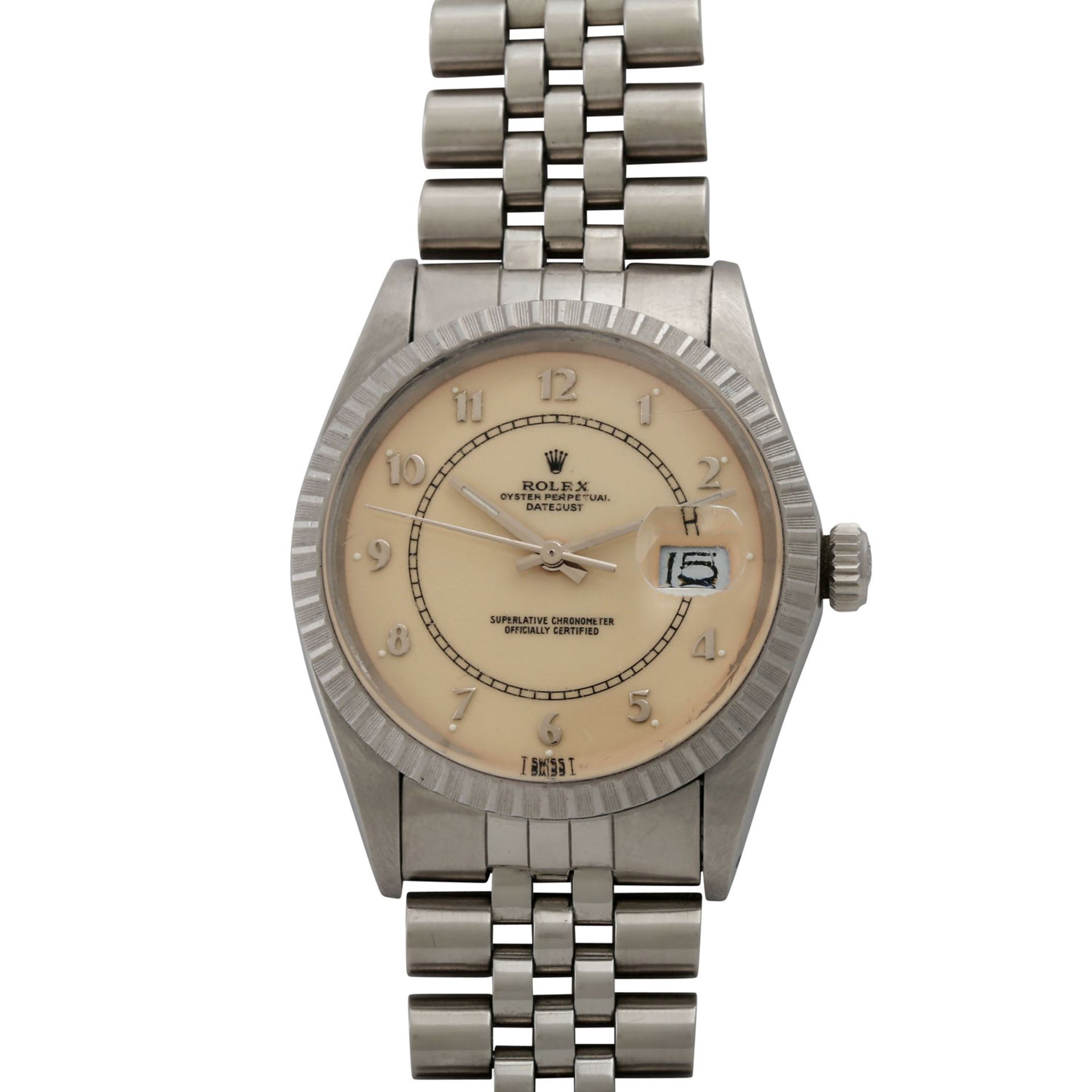 ROLEX Vintage Datejust "Stella Boiler Gauge",Ref. 16030. Herrenuhr, 1980er Jahre. Edel