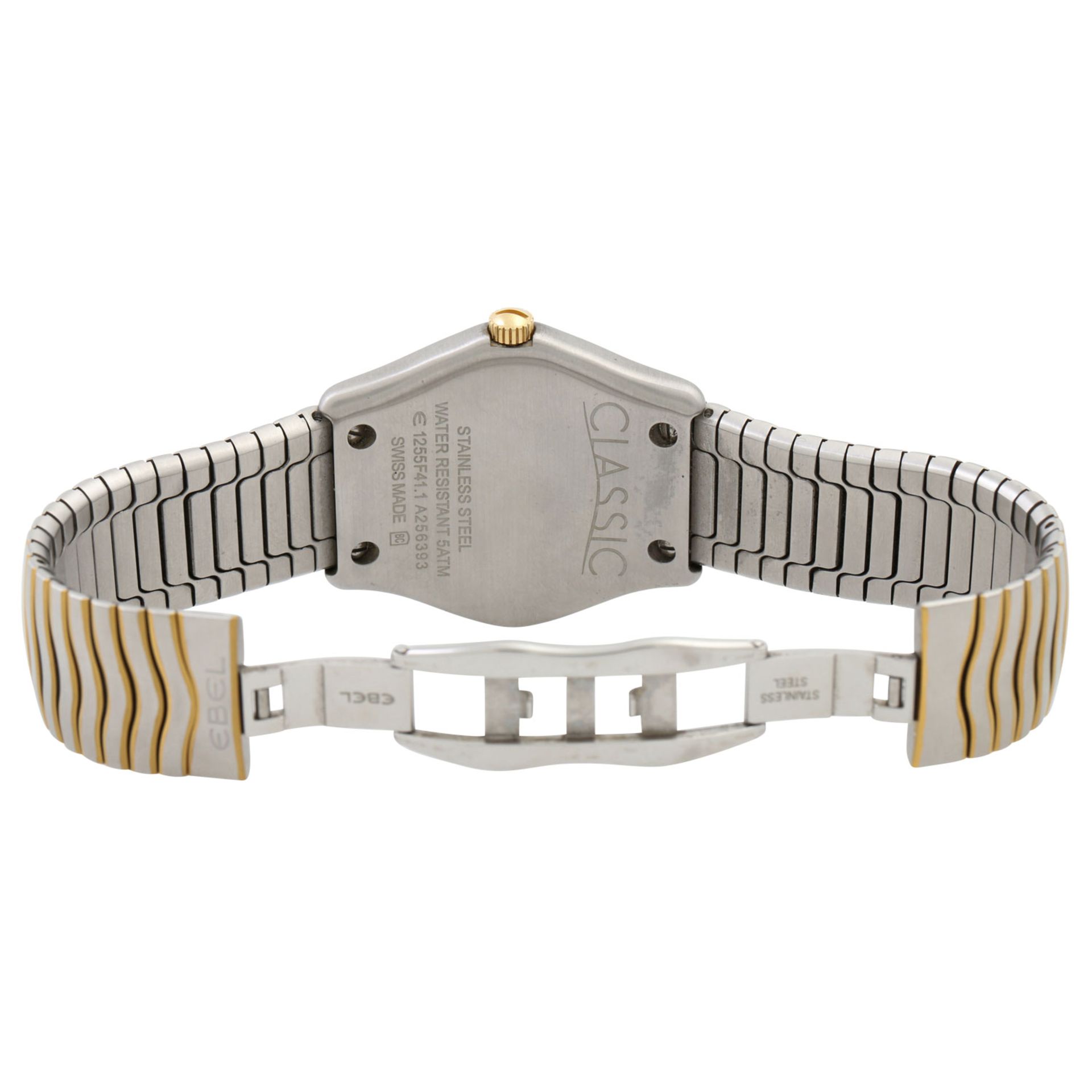 EBEL Classic Wave, Ref. E1255F41.1. Armbanduhr. Edelstahl/Gold 18K. Quarz-Werk.Gebrauc - Bild 3 aus 6