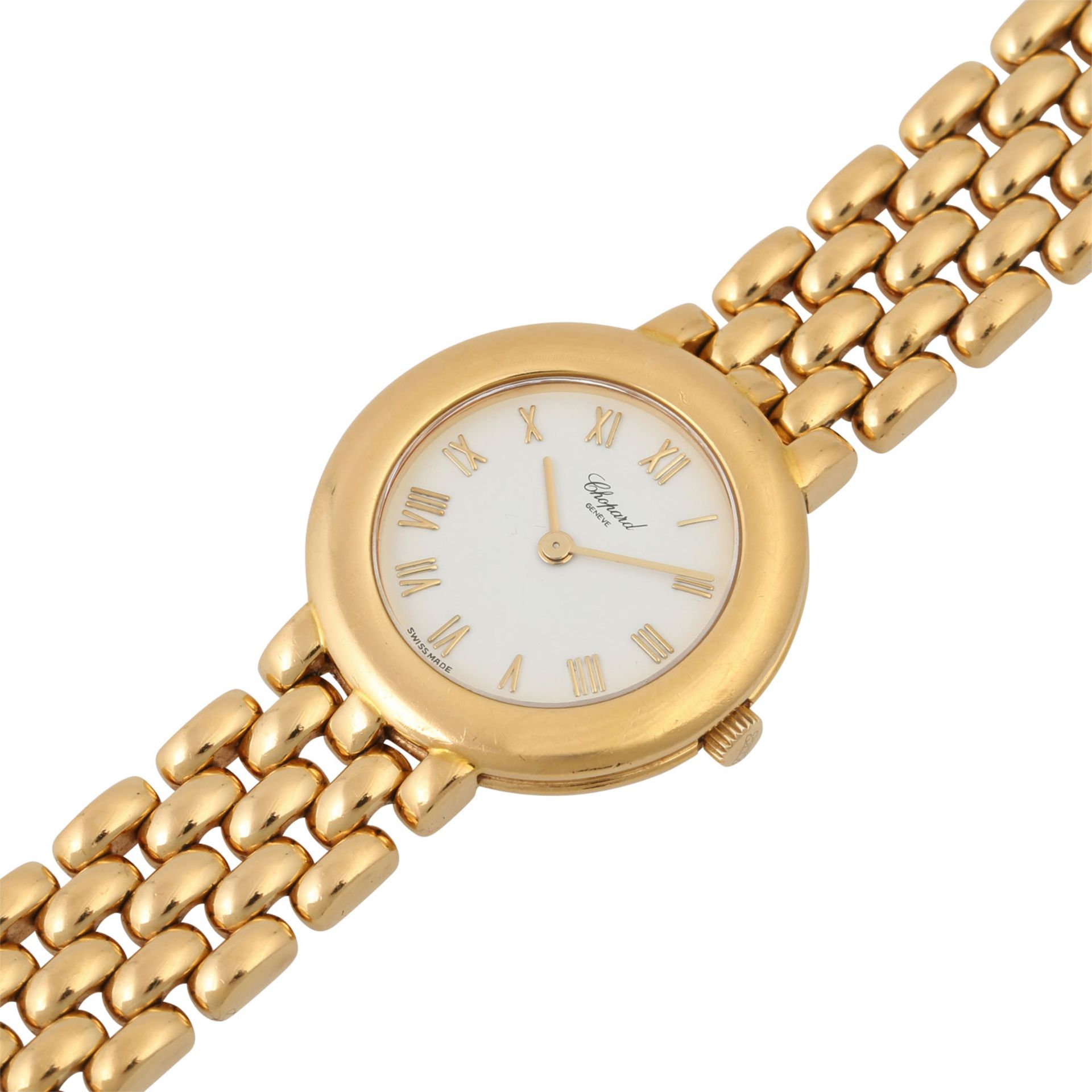 CHOPARD Vintage Damenuhr. Gold 18K. Quarz-Werk. Deutliche Gebrauchsspuren an Band und - Bild 4 aus 7