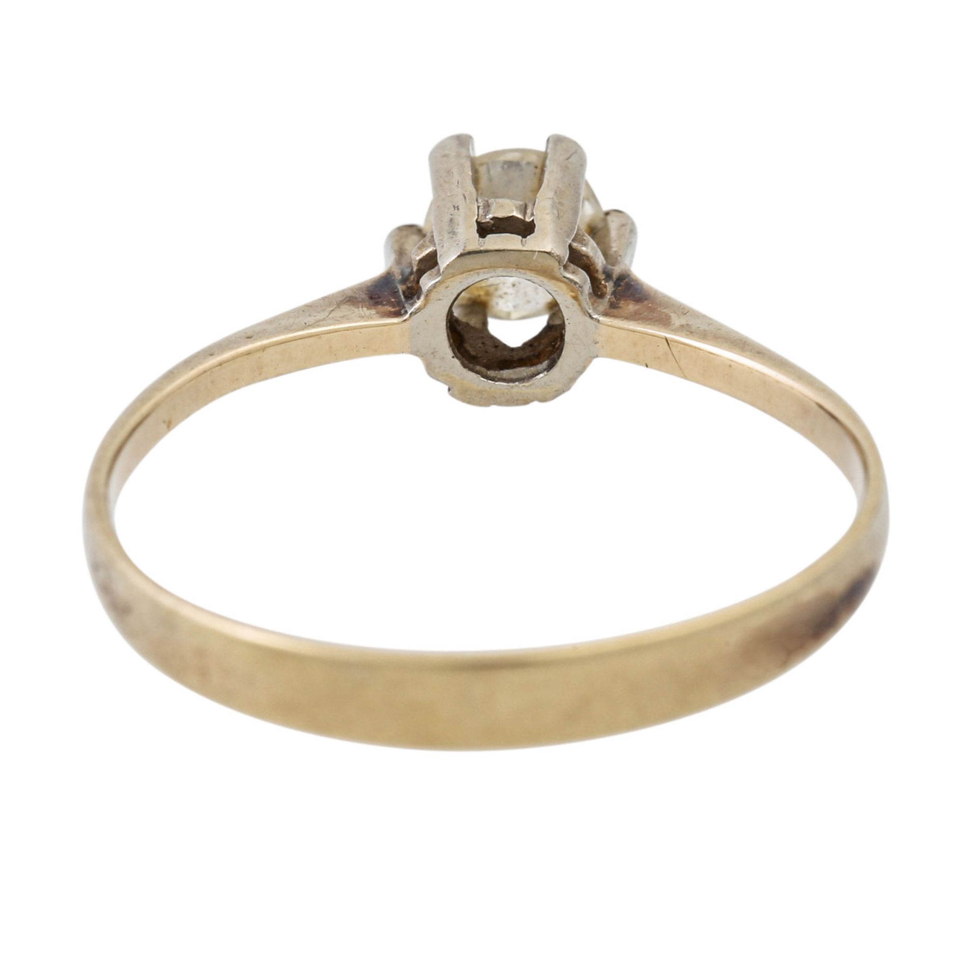 PFANDAUKTION - 1 Ring GG 18K, 1 Brillant ca. 1,21ct, TW/VS, 1 Ring GG 18K, 1 Brillant - Bild 11 aus 11