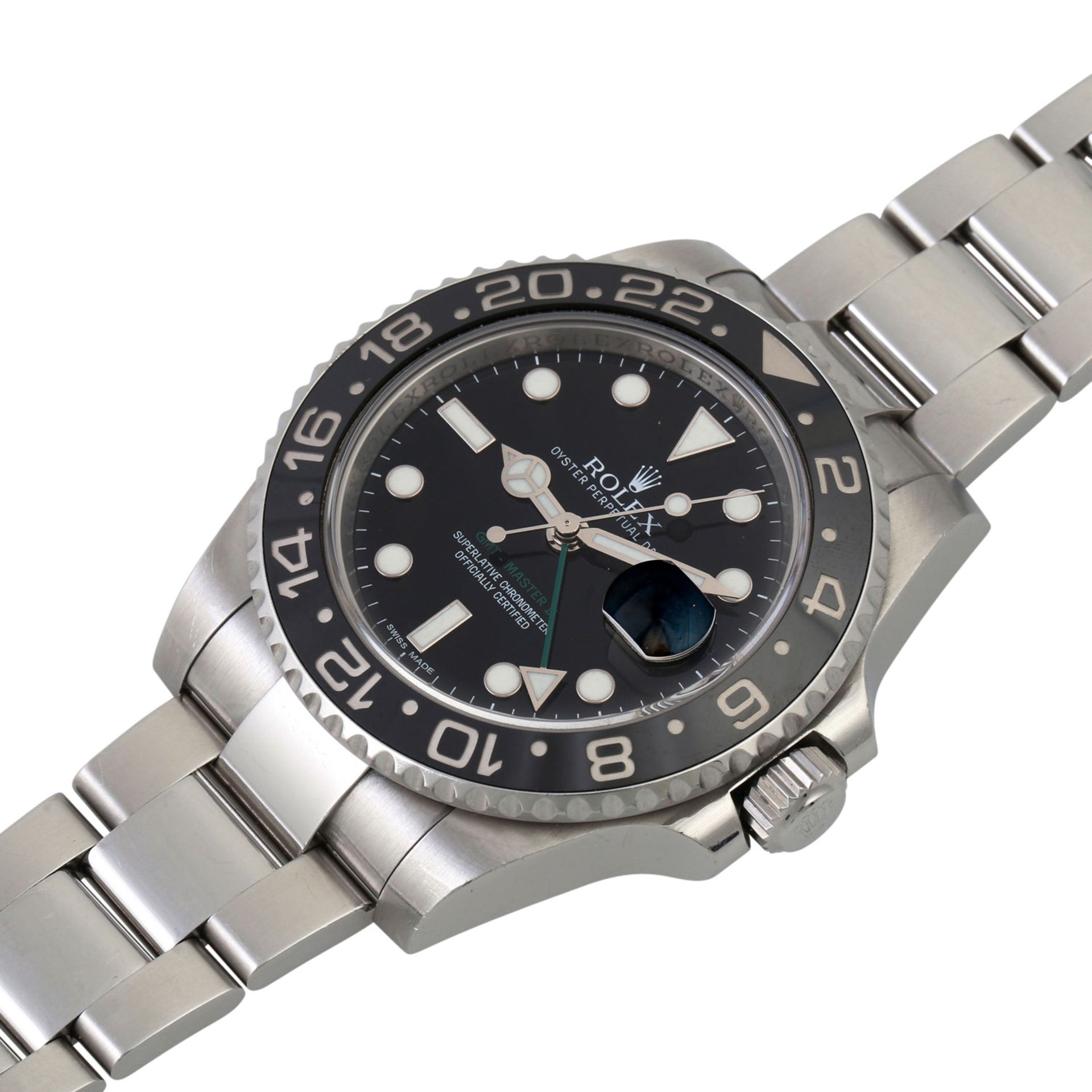 ROLEX GMT-Master II, Ref. 116710LN. Armbanduhr. Edelstahl. Automatic-Werk. Deutliche G - Bild 4 aus 8