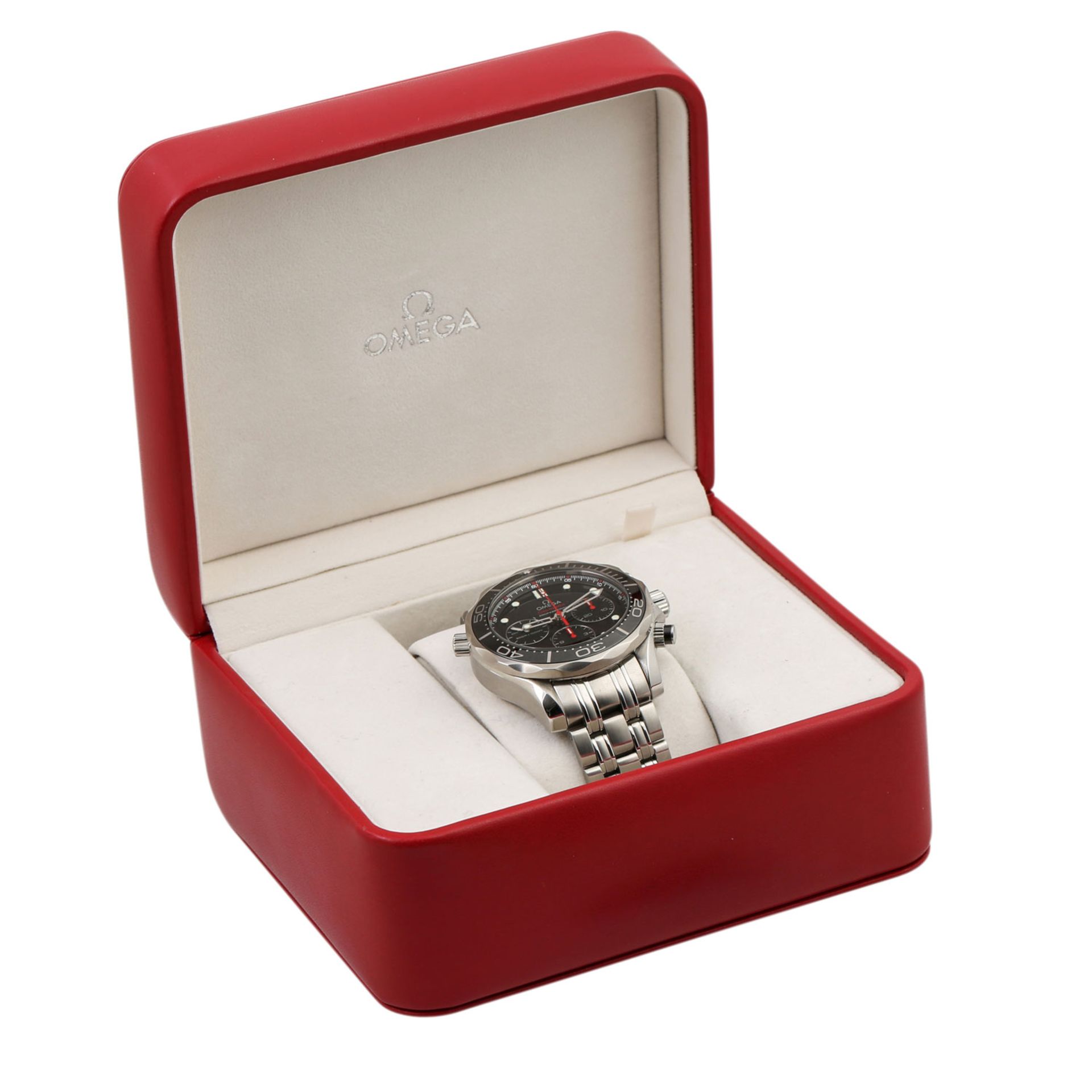 PFANDAUKTION - Omega Seamaster Diver 300m Chronograph Box Watchma Omega Seamaster Dive - Image 9 of 9