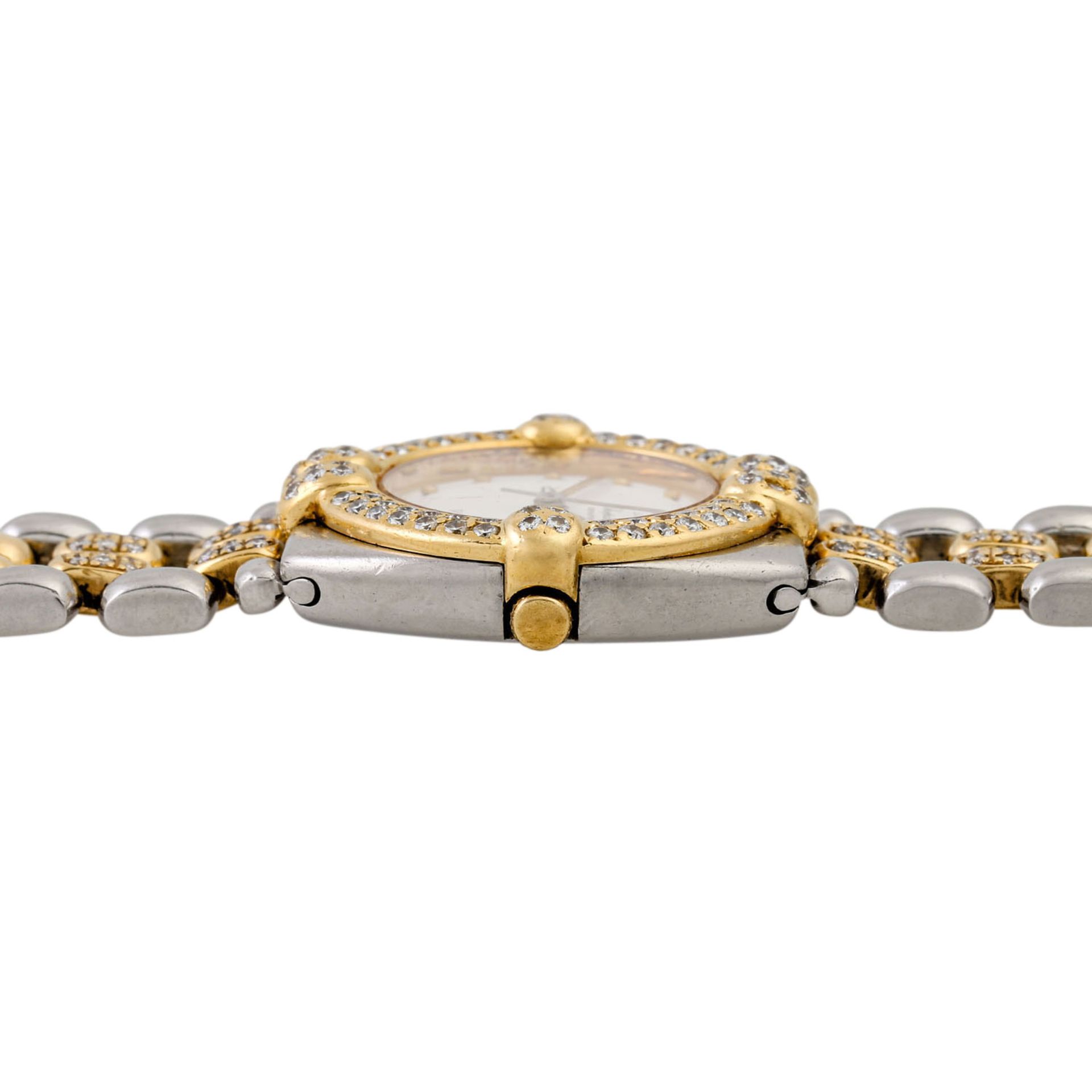 CHOPARD Gstaad Lady, Ref. 8112. Damenuhr. Edelstahl/Gold 18K, Lünette und Band mit Di - Image 3 of 5