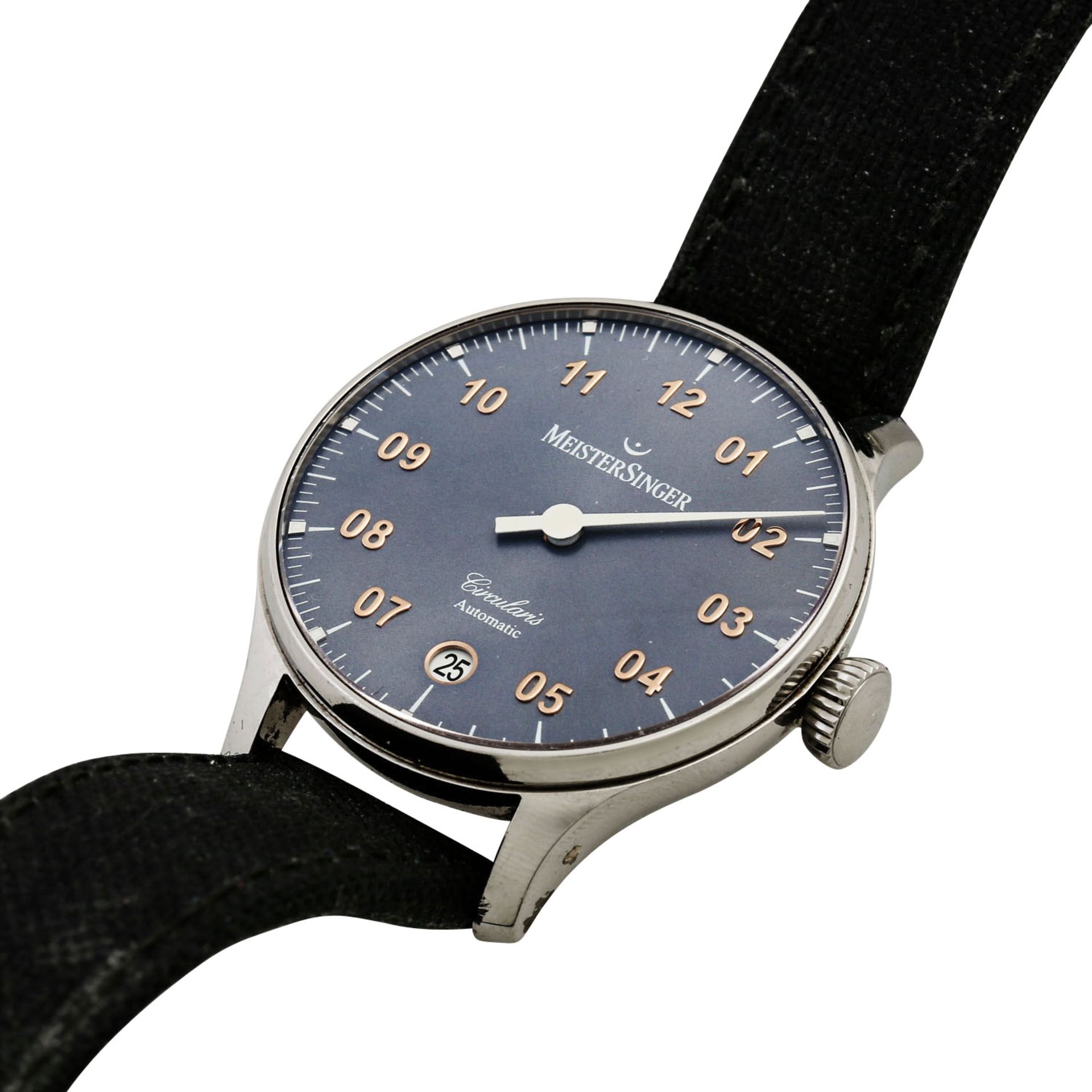 MEISTERSINGER Circularis Einzeigeruhr, Ref. CC327G. Herrenuhr. Neupreis: 3.430,- Euro. <br / - Image 4 of 6