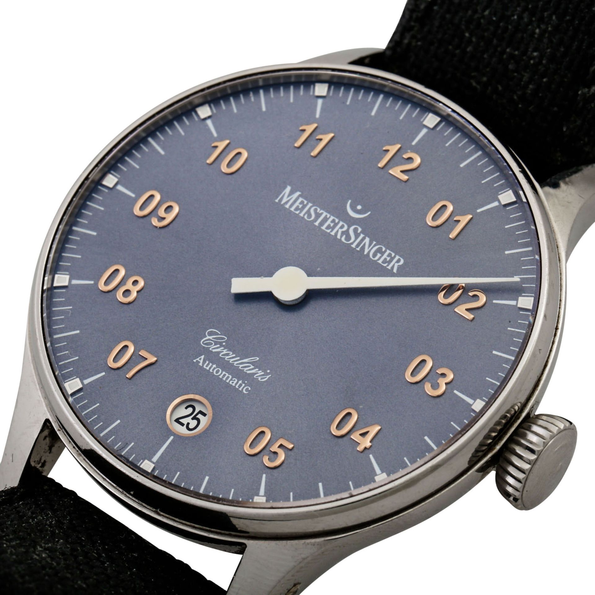 MEISTERSINGER Circularis Einzeigeruhr, Ref. CC327G. Herrenuhr. Neupreis: 3.430,- Euro. <br / - Image 5 of 6