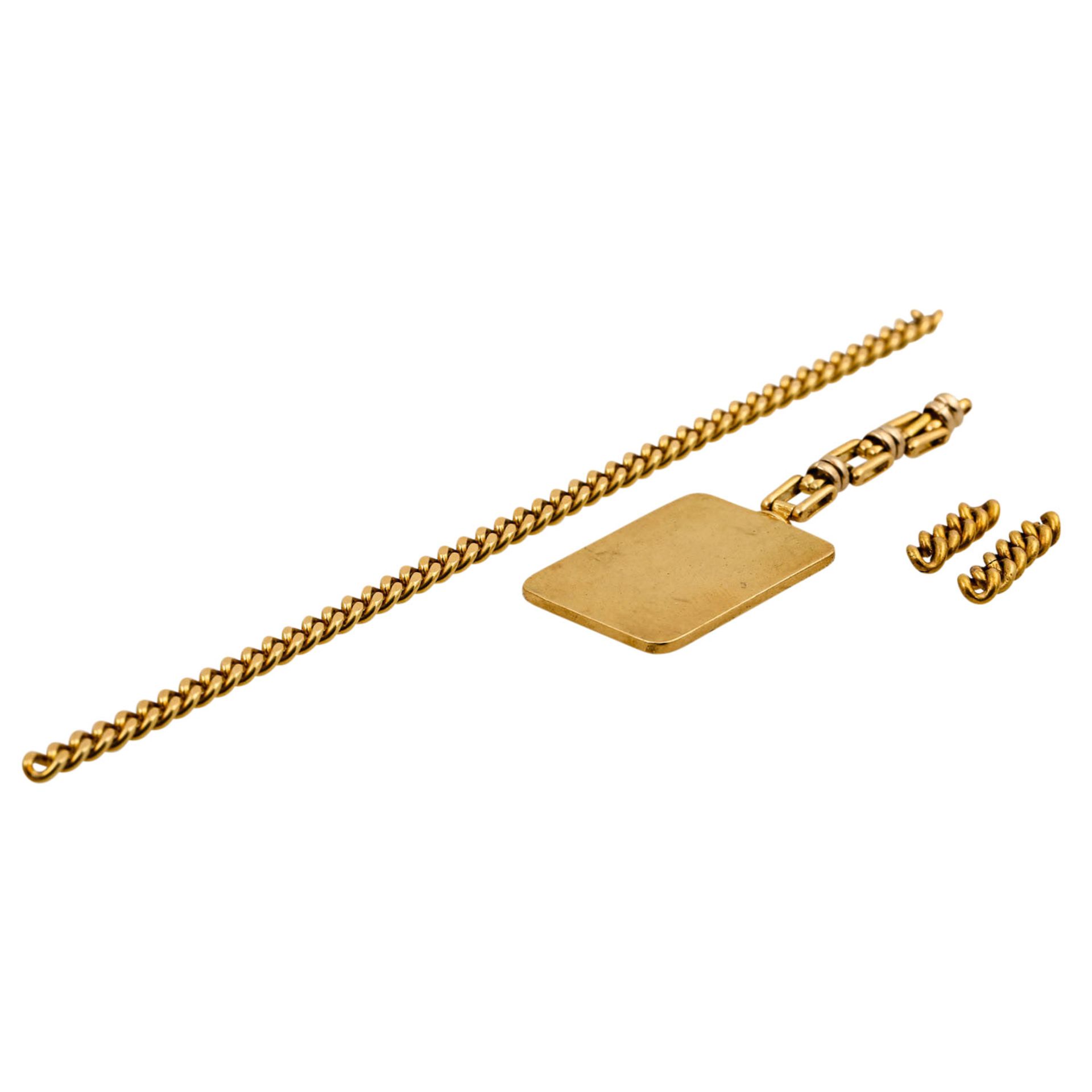 Diverse Teile Altgold, davon 14K 15,8 gr, 18K 45,7 gr, 2 Stifte unedles Metall. (107) - Image 2 of 8