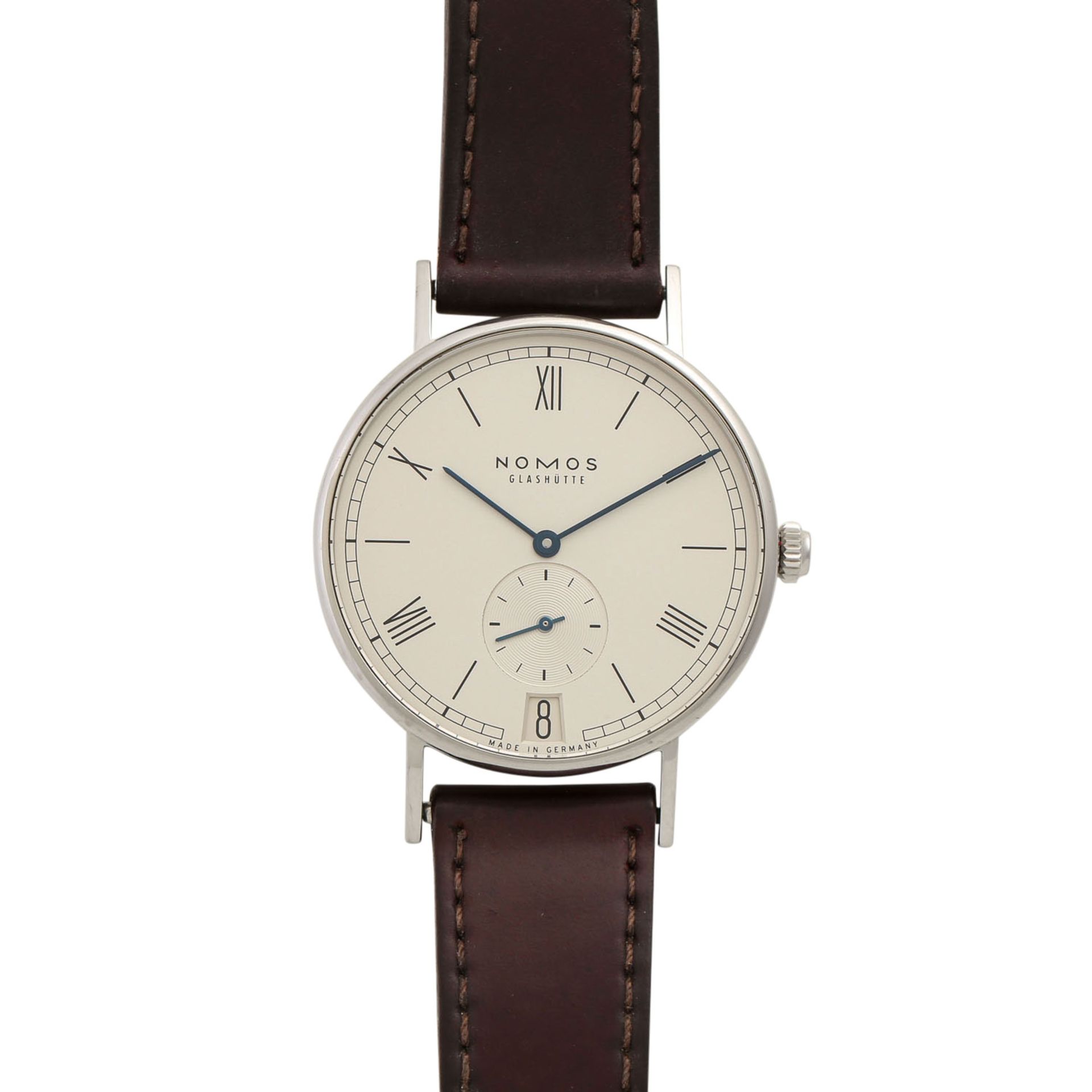 NOMOS Ludwig 38 Datum, Ref. 231. Armbanduhr. Aktueller Neupreis: 2.120,- Euro. Edelsta