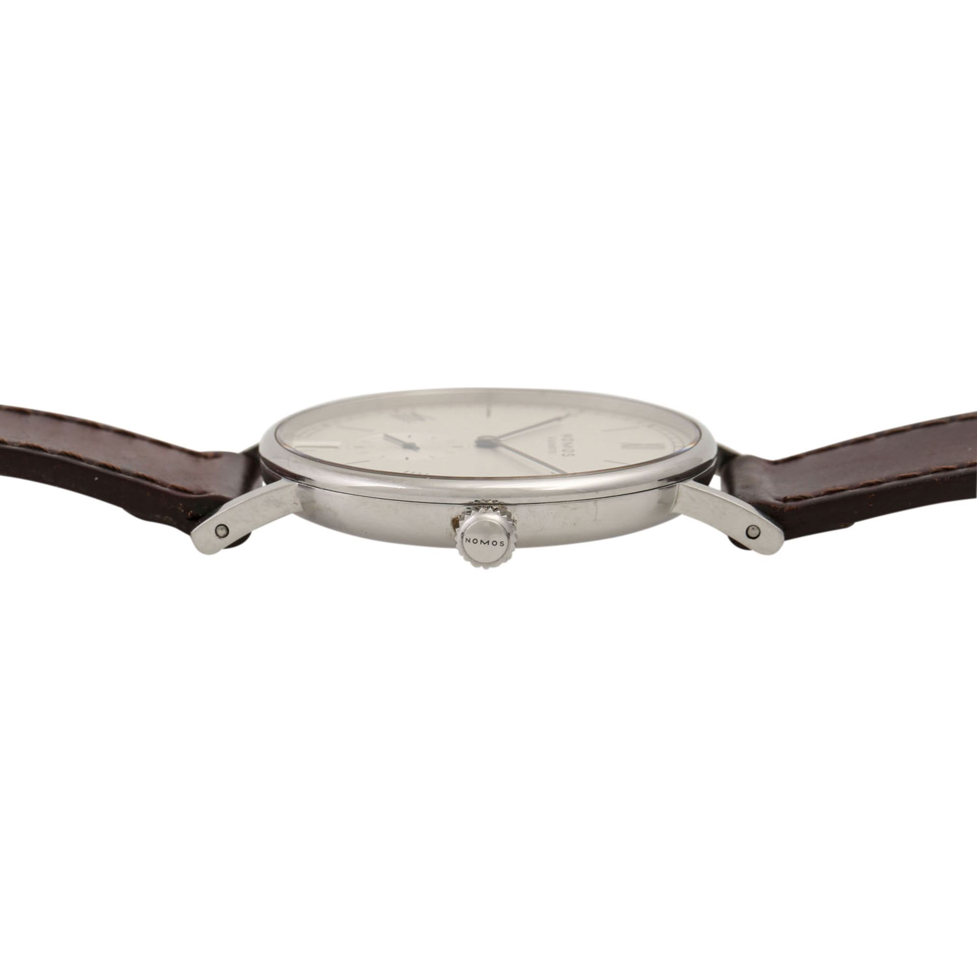 NOMOS Ludwig 38 Datum, Ref. 231. Armbanduhr. Aktueller Neupreis: 2.120,- Euro. Edelsta - Bild 3 aus 6