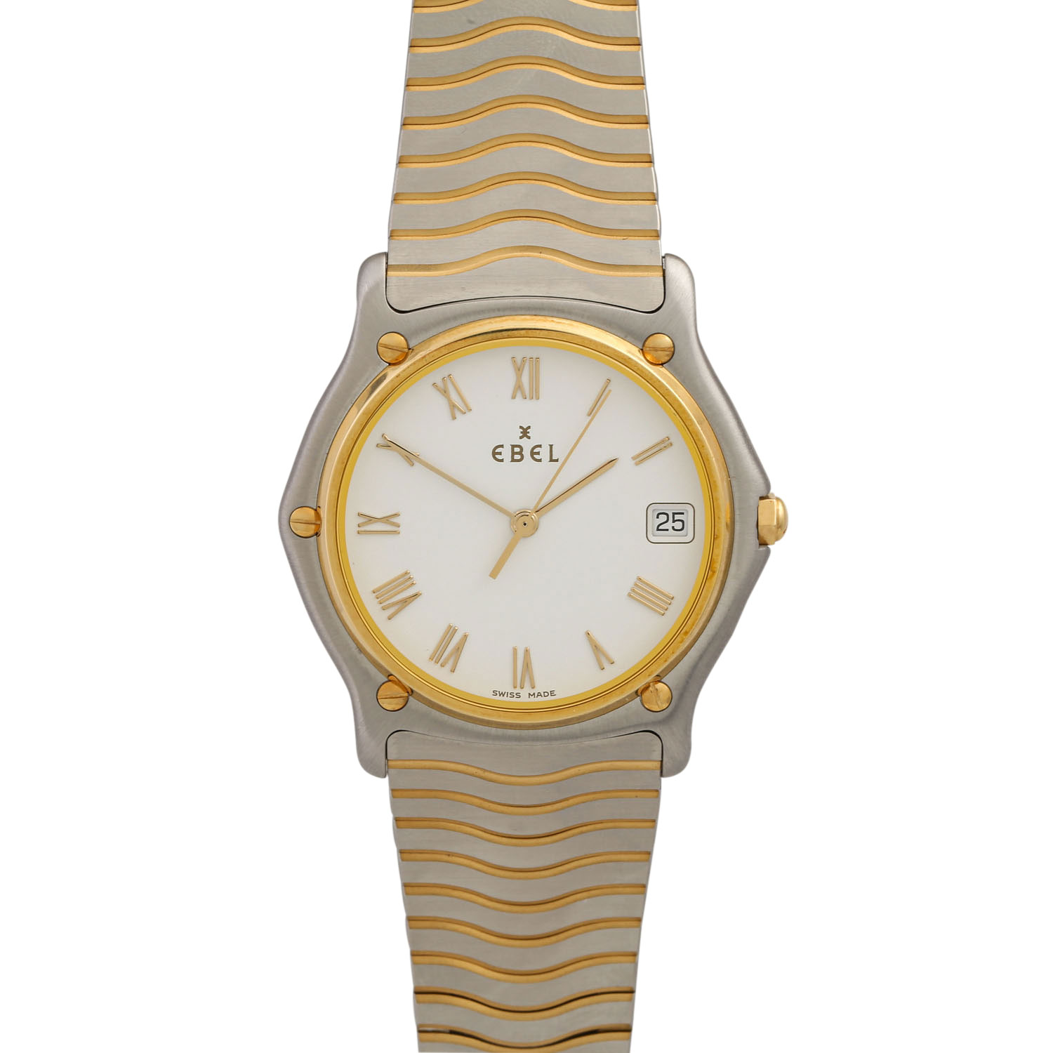 EBEL Classic Wave, Ref. E1187141. Armbanduhr. Edelstahl/Gold 18K. Quarz-Werk. Guter Zu