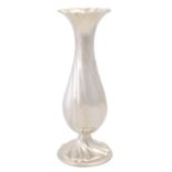 GAYER&KRAUSS Vase, 925 Silber, 20. Jhd. Balusterförmig mit geschweiftem Dekor, H. ca.