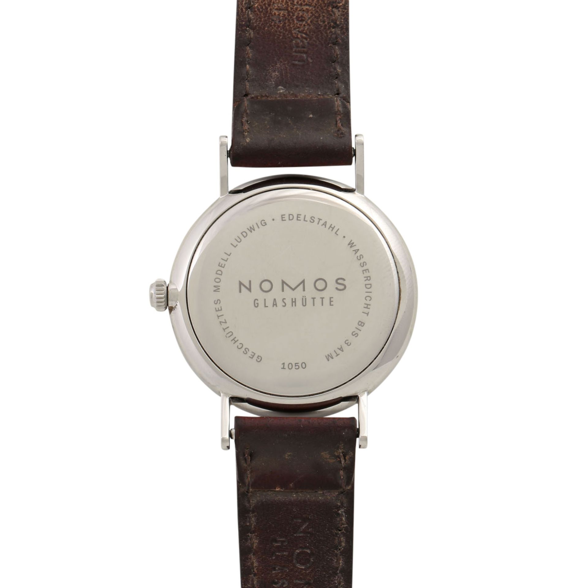 NOMOS Ludwig 38 Datum, Ref. 231. Armbanduhr. Aktueller Neupreis: 2.120,- Euro. Edelsta - Bild 2 aus 6