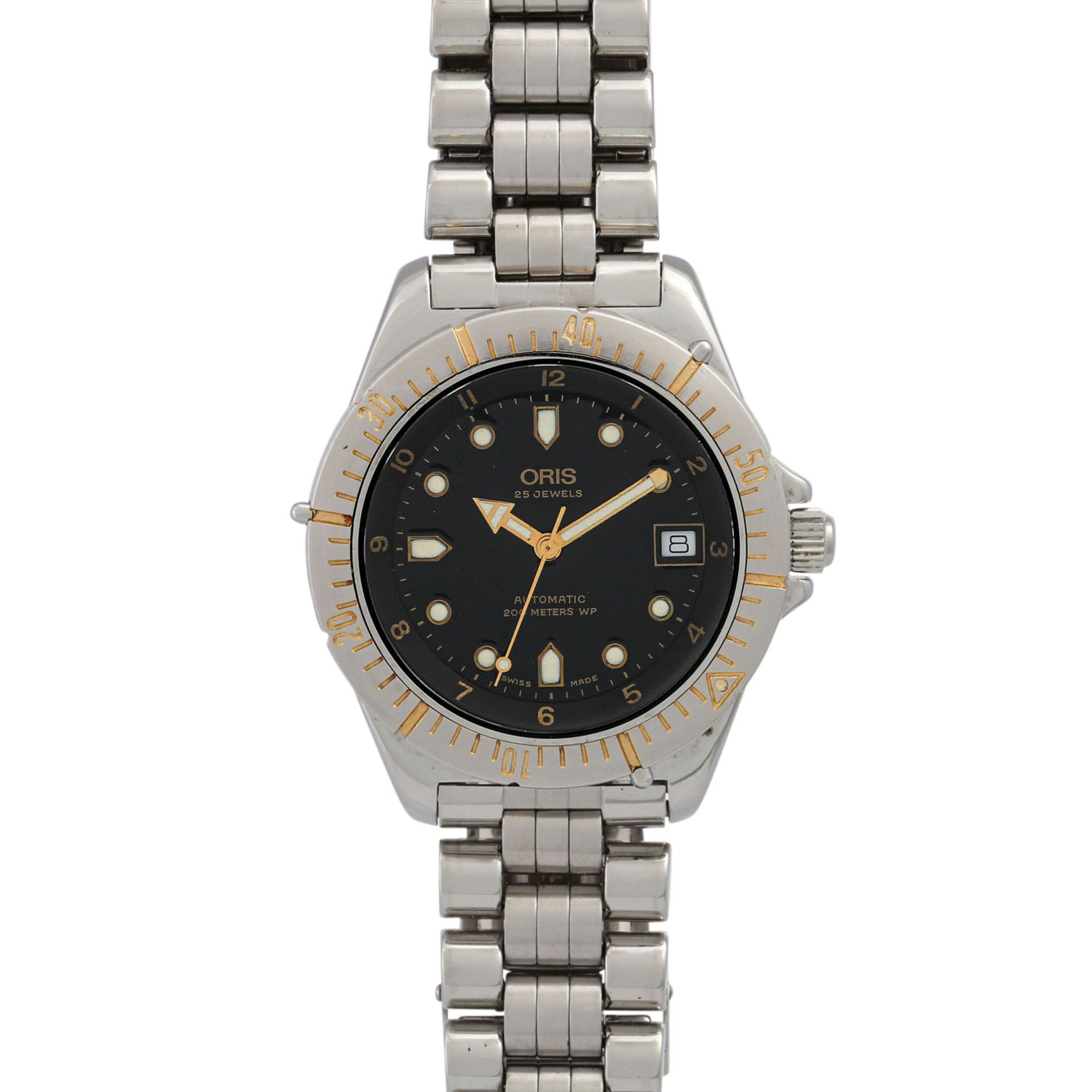 ORIS Vintage Diver, Ref. 7401. Armbanduhr. Edelstahl. Automatic-Werk, Kaliber ETA 2824