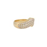 Ring mit Brillanten zus. ca. 0,70 ct,