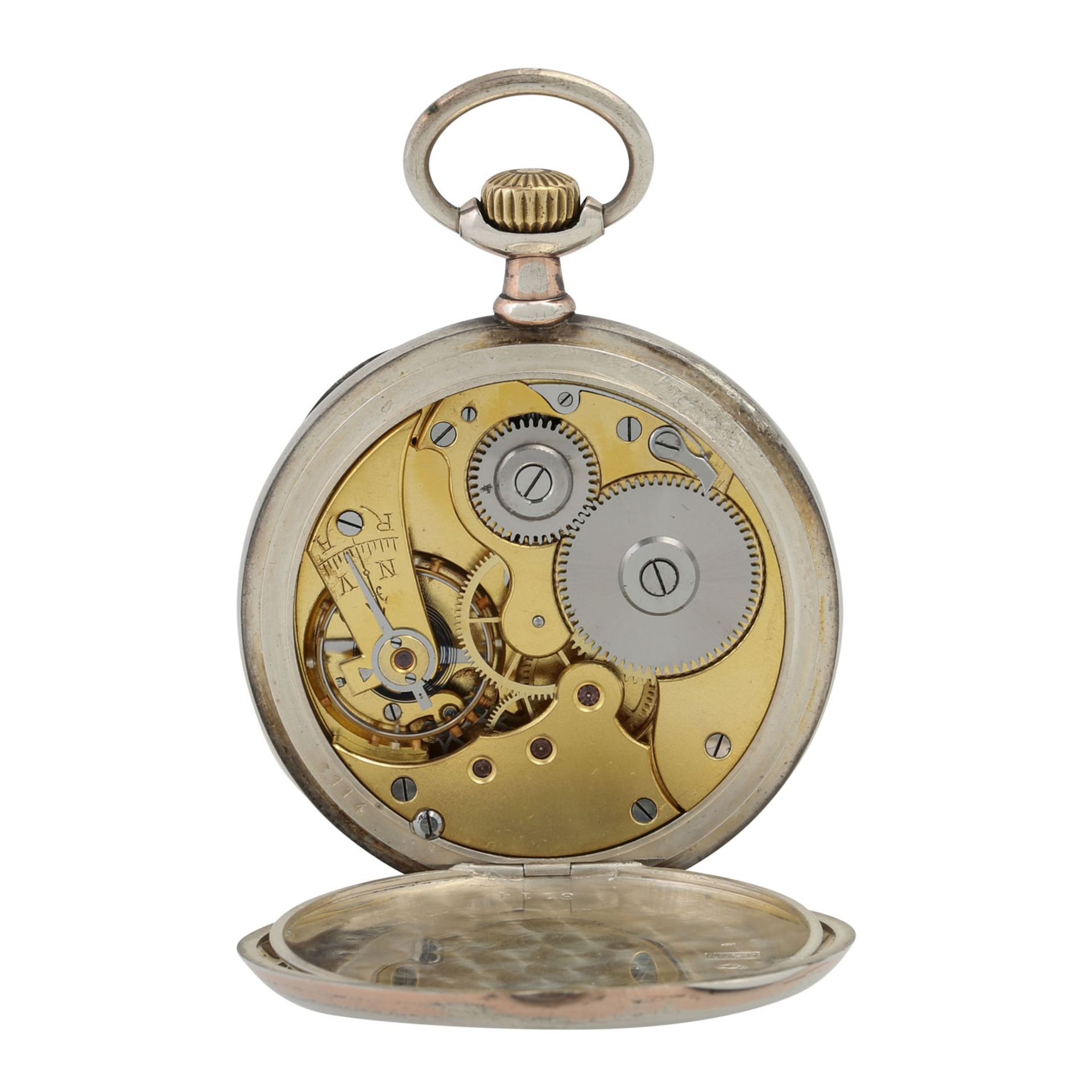 Lepine Taschenuhr, Gehäuse signiert "ZENITH". - Image 5 of 8