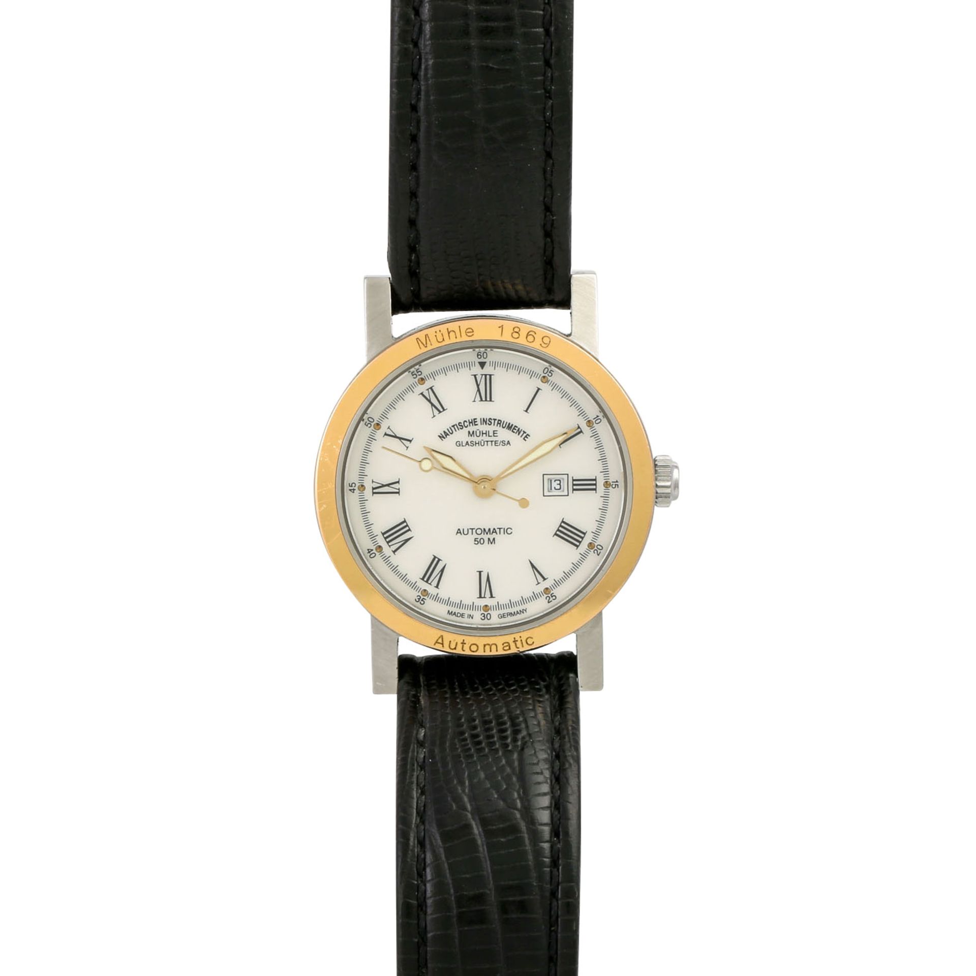 MÜHLE GLASHÜTTE Lady-Matic-II, Ref. M1-32-80. Damenuhr.