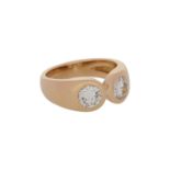 Ring mit 2 Brillanten von zus. ca. 1,3 ct,