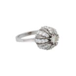 Ring mit Brillanten von zus. ca. 1 ct,