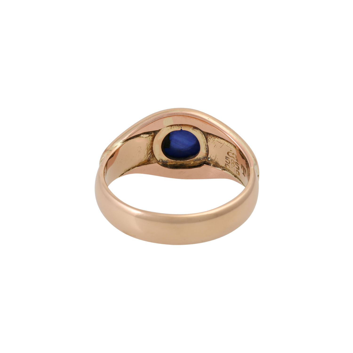 Ring mit Saphircabochon, - Image 4 of 4