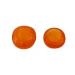 Konvolut 2 Mandarin Granate/Spessartine