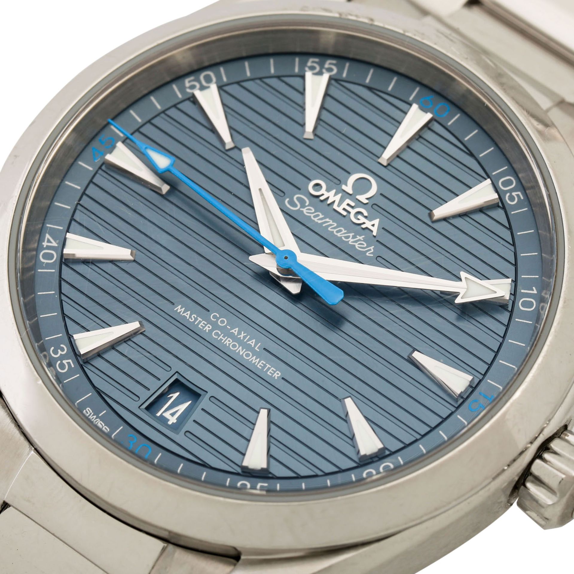 OMEGA Seamaster "Aqua Terra 150M Co-Axial Master Chronometer", Ref. 2201041210002. Herrenuhr. Aktuel - Bild 5 aus 9