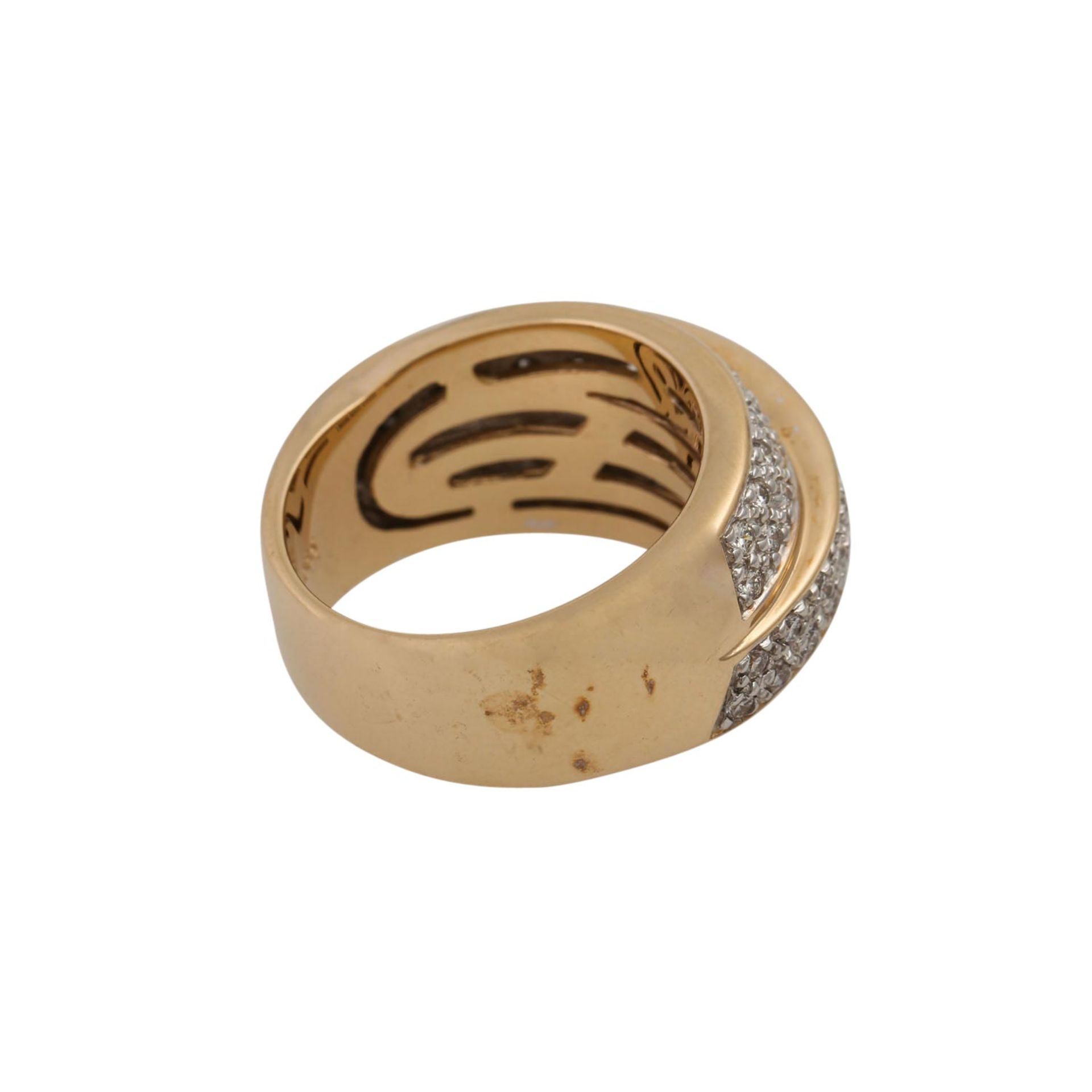 CHRIST Ring mit Brillanten zus. ca. 0,7 ct, - Image 3 of 5