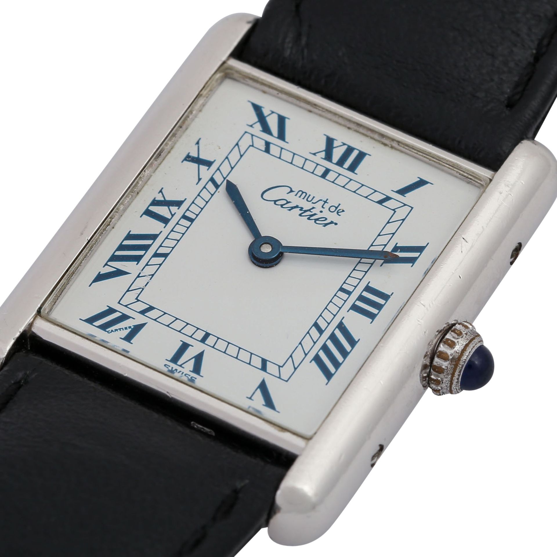 CARTIER Vintage Tank Lady "Les Must de Cartier", Ref. 690006. Damenuhr. - Bild 5 aus 7