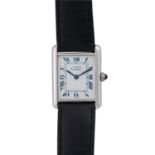 CARTIER Vintage Tank Lady "Les Must de Cartier", Ref. 690006. Damenuhr.