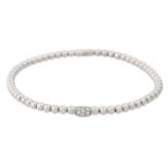 AL CORO Strechy Armband mit 17 Brillanten zus. 0,16 ct,