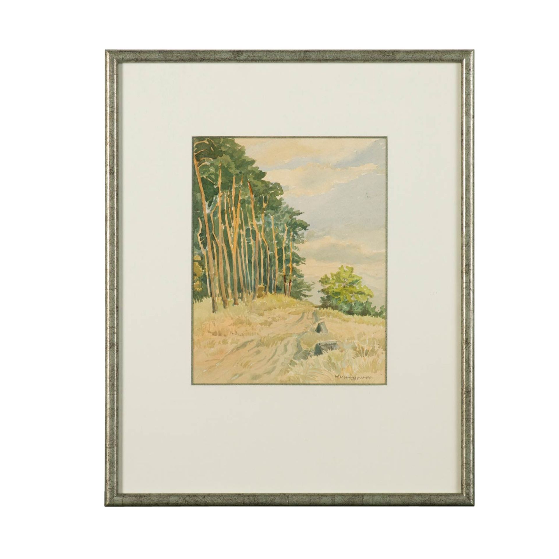 UMGELTER, HERMANN (Stuttgart 1891-1962), 4 Landschaften in Stimmung der vier Jahreszeiten, - Bild 5 aus 17