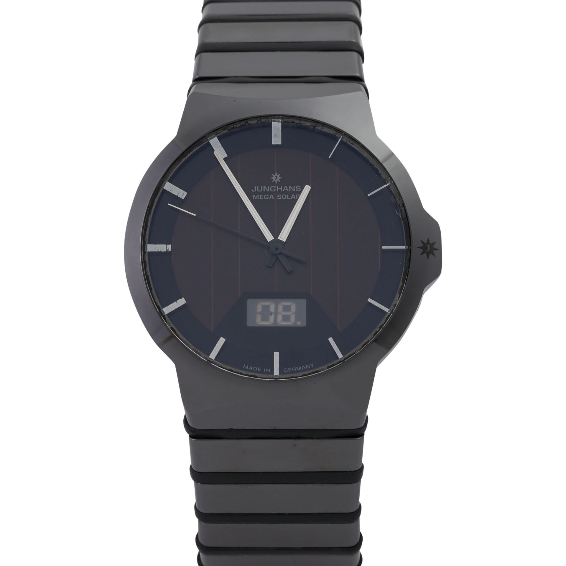 JUNGHANS Force Mega Solar, Ref. 018/1133. Funkuhr.