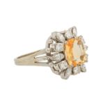 Ring mit Diamanten von zus. ca. 1,5 ct