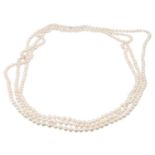 Extralange Perlenkette, 310 cm