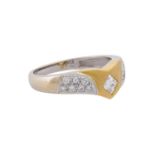 Ring mit Diamanten zus. ca. 0,44 ct,