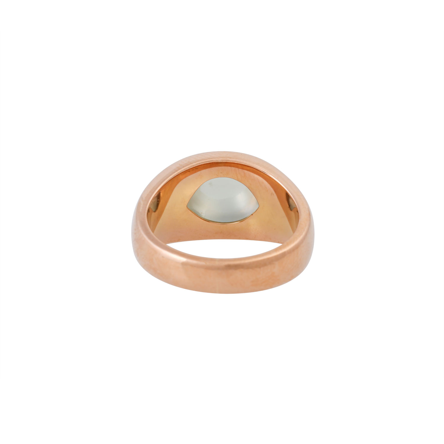 Ring mit grünlichem Mondsteincabochon, - Image 4 of 5
