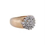 Ring mit 25 Brillanten zus. ca. 0,50 ct,