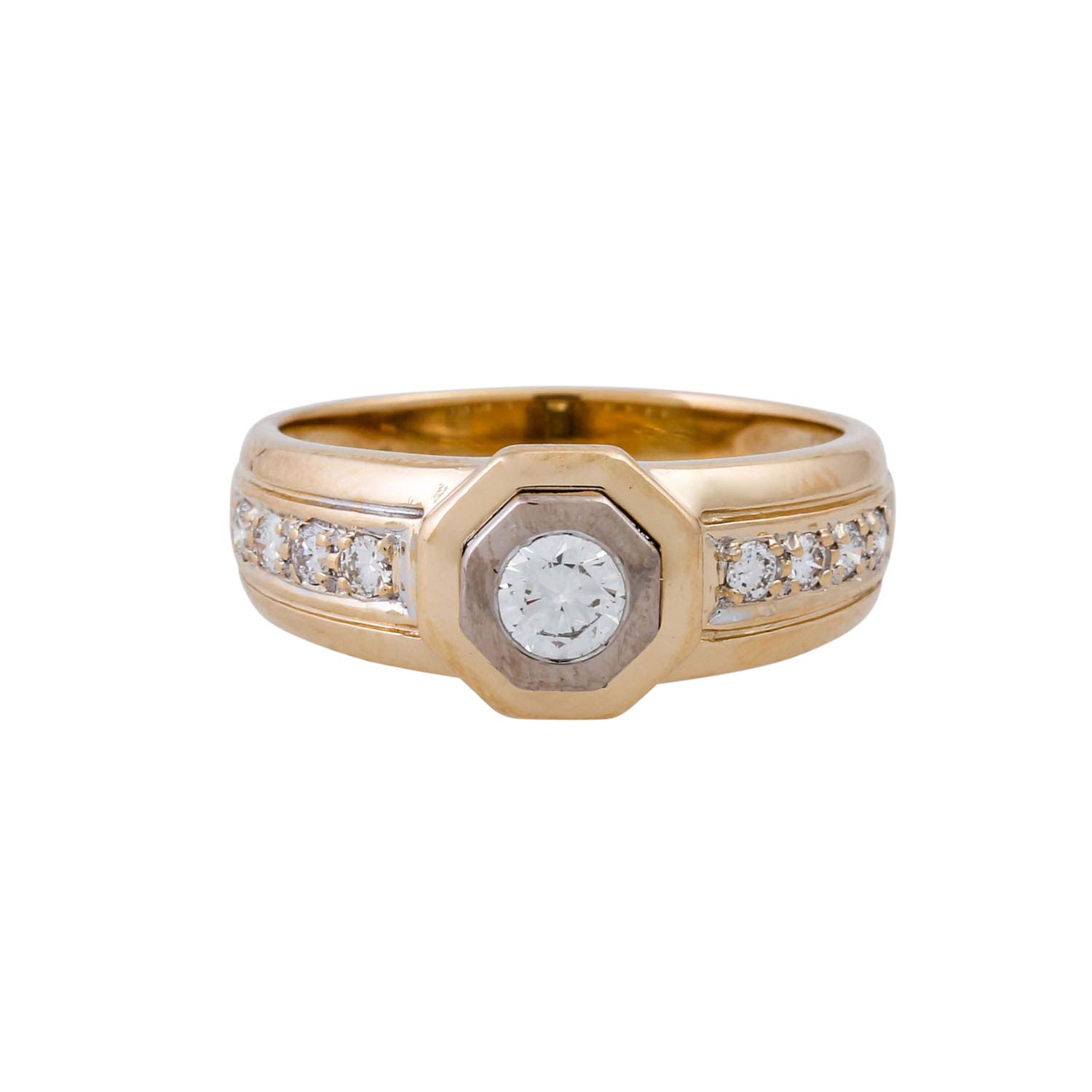 Ring mit Brillanten zus. ca. 0,40 ct, - Image 2 of 4