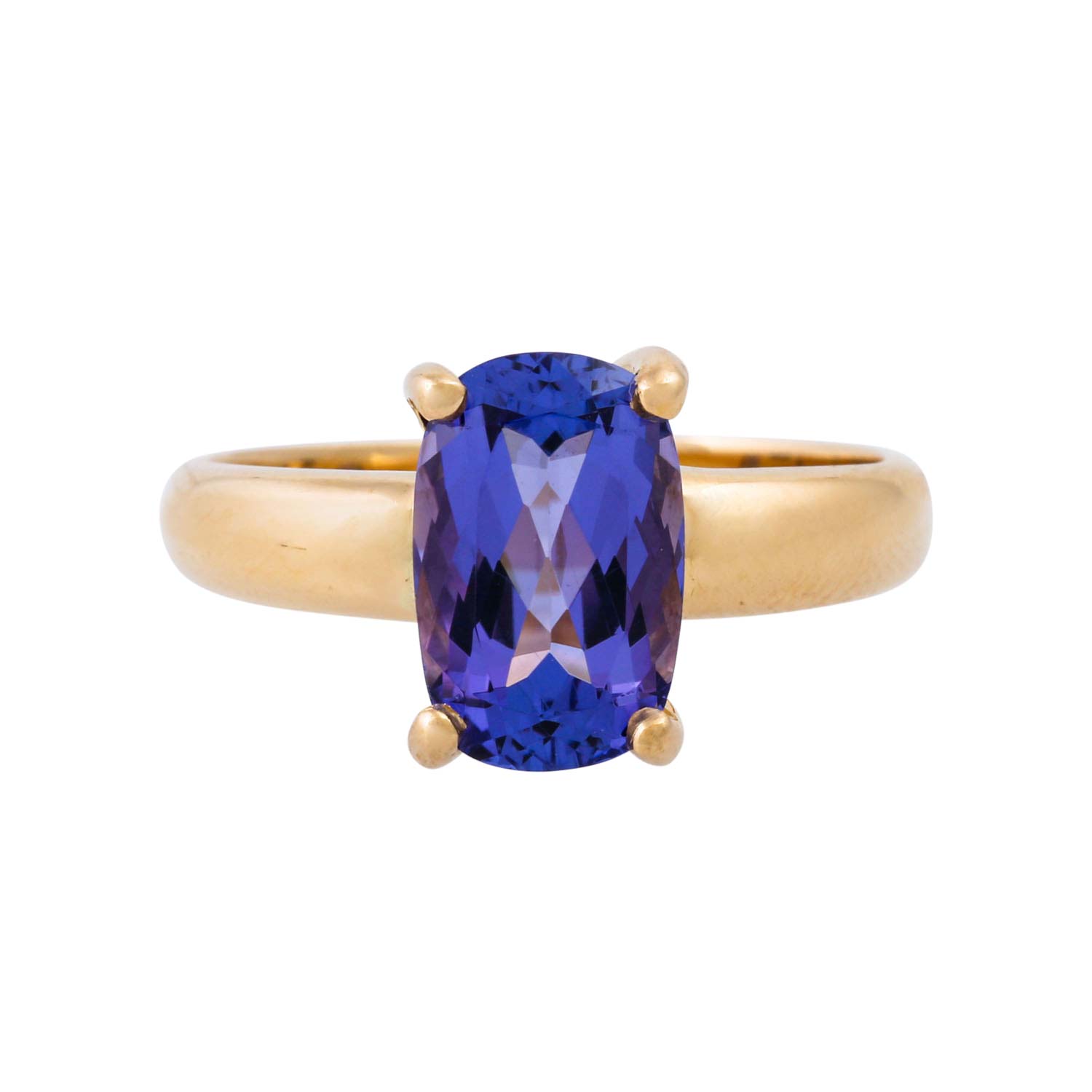 Ring mit facettiertem Tansanit ca. 3 ct, - Image 2 of 4