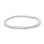 CAPOLAVORO flexibles Armband ausgefasst mit Brillanten zus. ca. 1,56 ct,