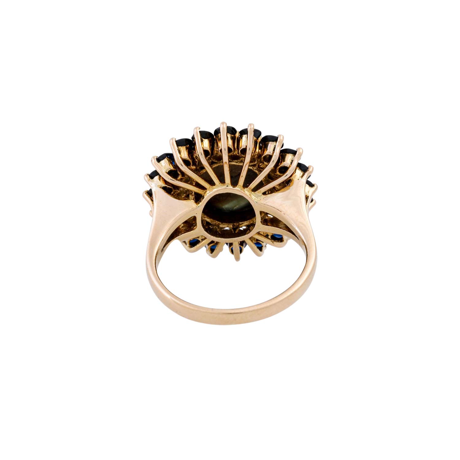 Ring mit schwarzem Sternsaphir ca. 8,5 ct - Image 4 of 5