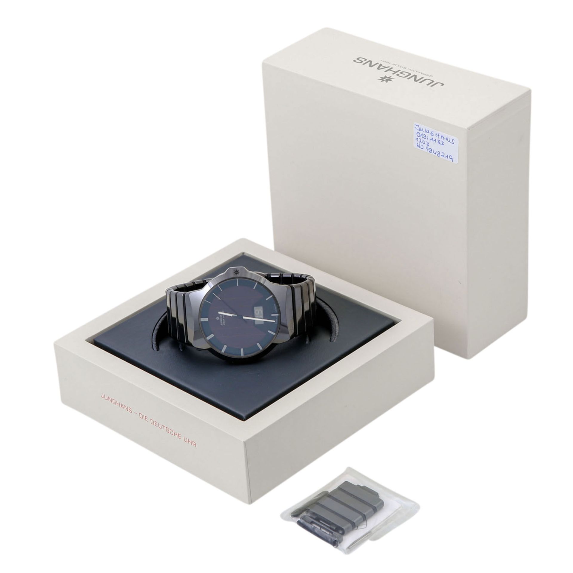 JUNGHANS Force Mega Solar, Ref. 018/1133.44. Funkuhr. Damaliger Kaufpreis: 1.050,- Euro. - Bild 6 aus 6