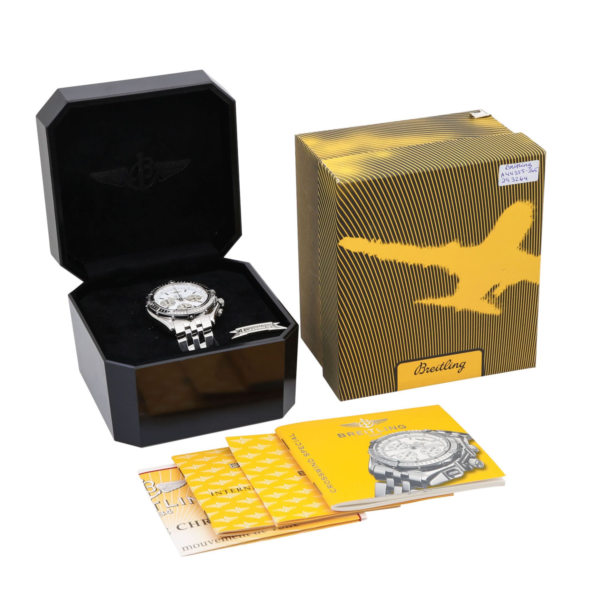 BREITLING Crosswind Special Chronograph Big Date, Ref. A44355-365. Herrenuhr. - Bild 6 aus 6