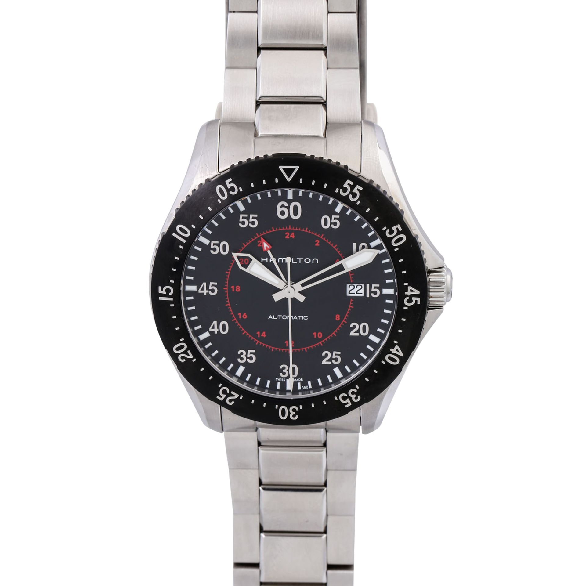 HAMILTON Khaki Aviation Pilot GMT, Ref. H76755135. Herrenuhr. Aktueller Neupreis: 1.195,- Euro.