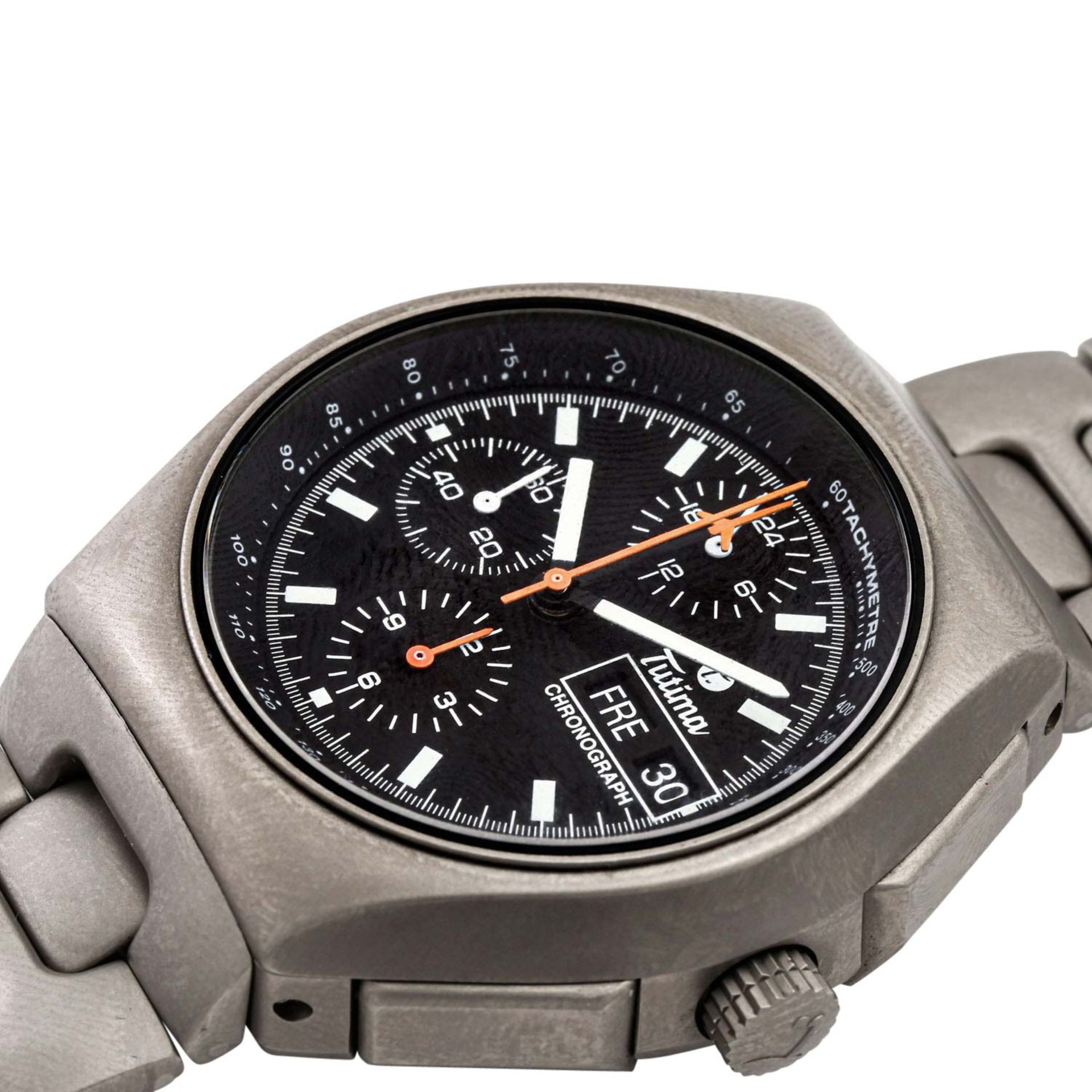 TUTIMA Military Fliegerchronograph T, Ref. 760-03. Herrenuhr. Damaliger Kaufpreis: 3.810,- Euro. - Bild 4 aus 6