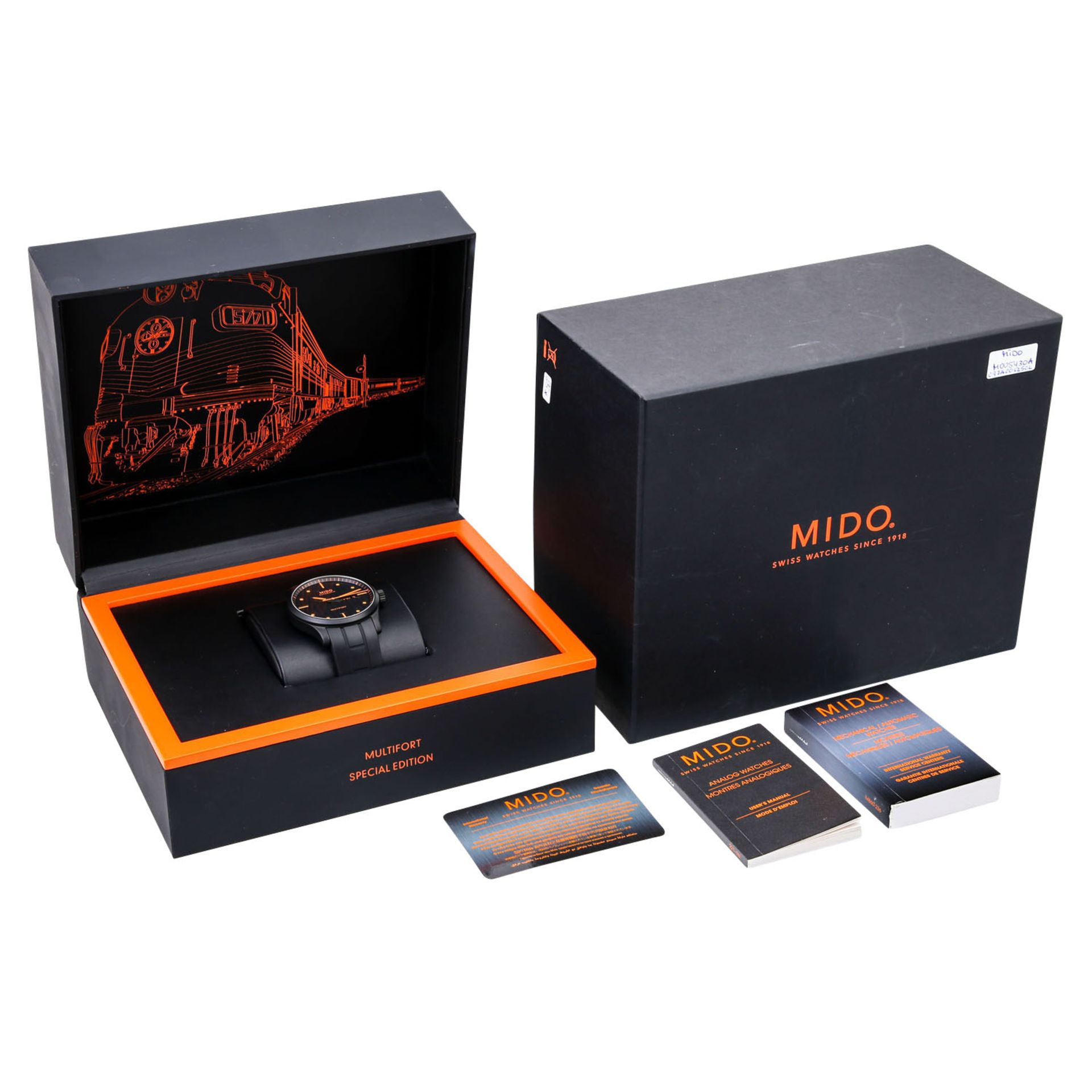 MIDO Multiford DayDate "Special Edition Black", Ref. M005.430.37.051.80. Herrenuhr. Aktueller Neupre - Bild 6 aus 6