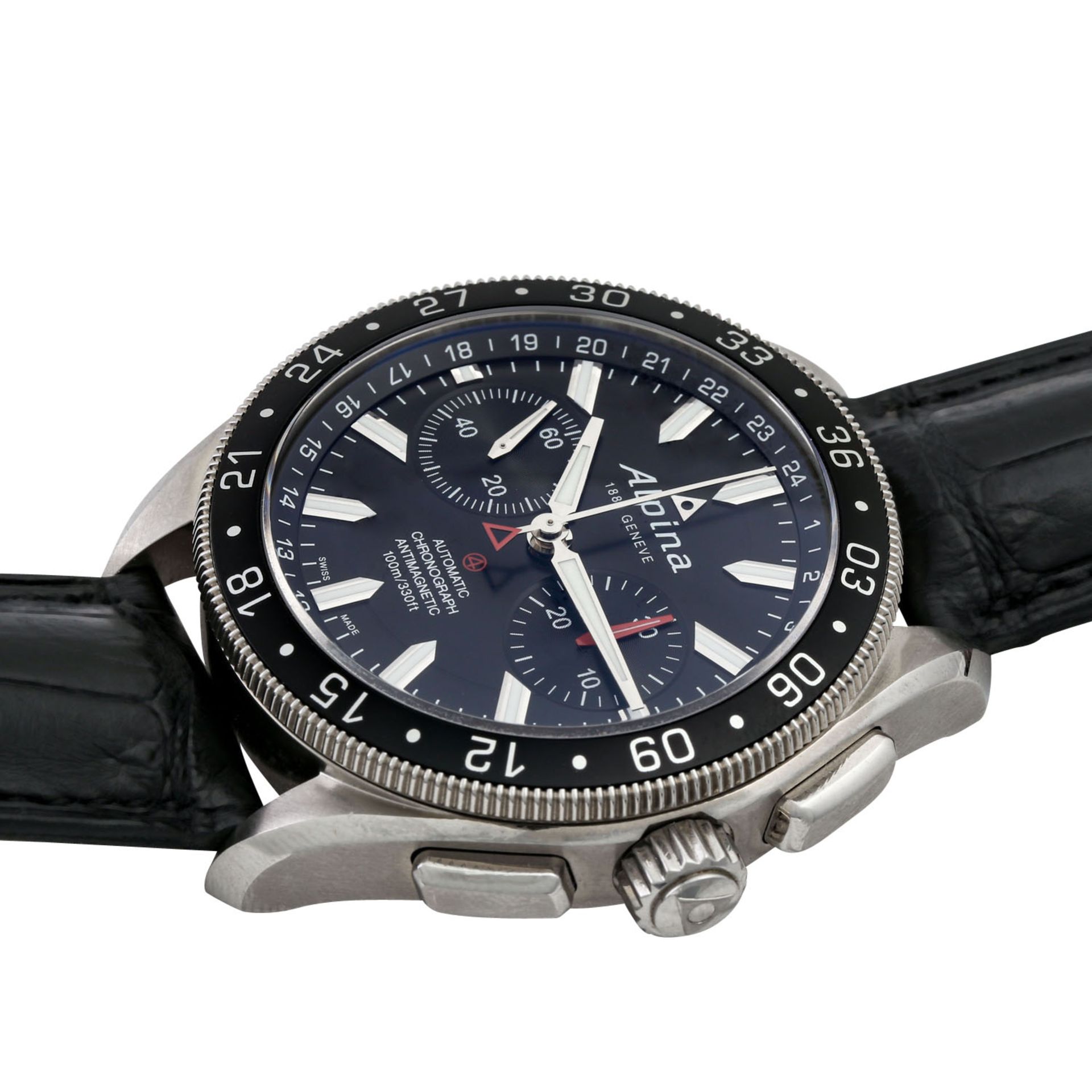 ALPINA Alpiner 4 Chronograph, Ref. AL-860X5AQ6. Herrenuhr. Damaliger Kaufpreis: 2.495,- Euro. - Bild 4 aus 6