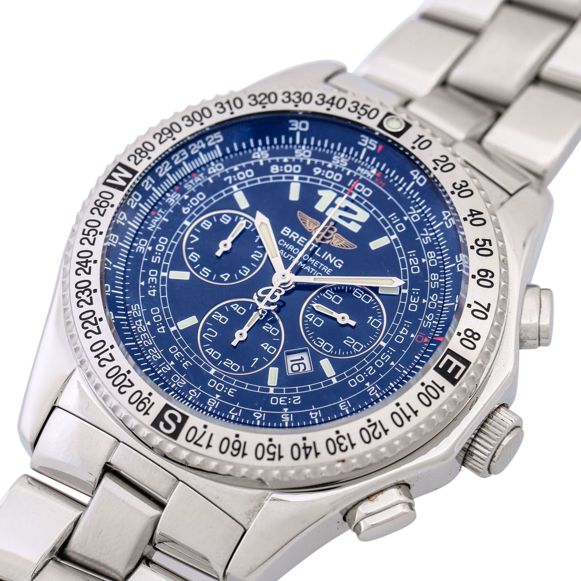 BREITLING B-2 Chronograph, Ref. A42362-108. Herrenuhr. Damaliger Kaufpreis: 2.000,- Euro. - Bild 5 aus 6