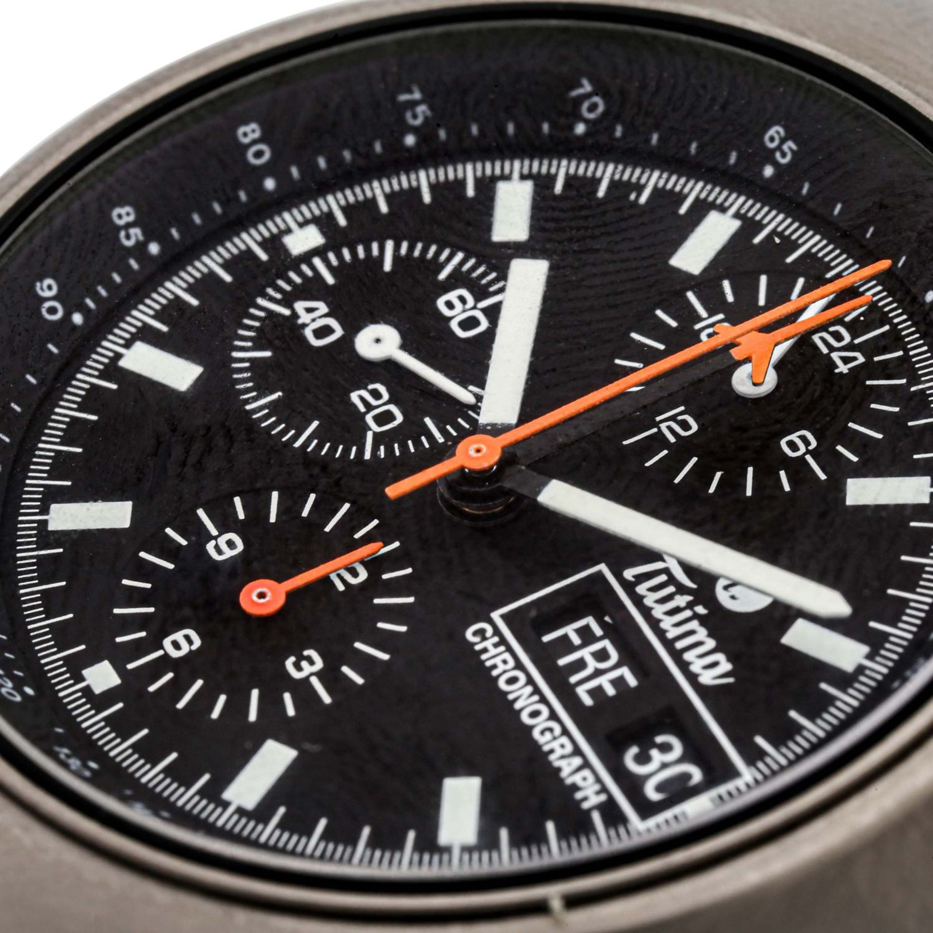 TUTIMA Military Fliegerchronograph T, Ref. 760-03. Herrenuhr. Damaliger Kaufpreis: 3.810,- Euro. - Bild 5 aus 6