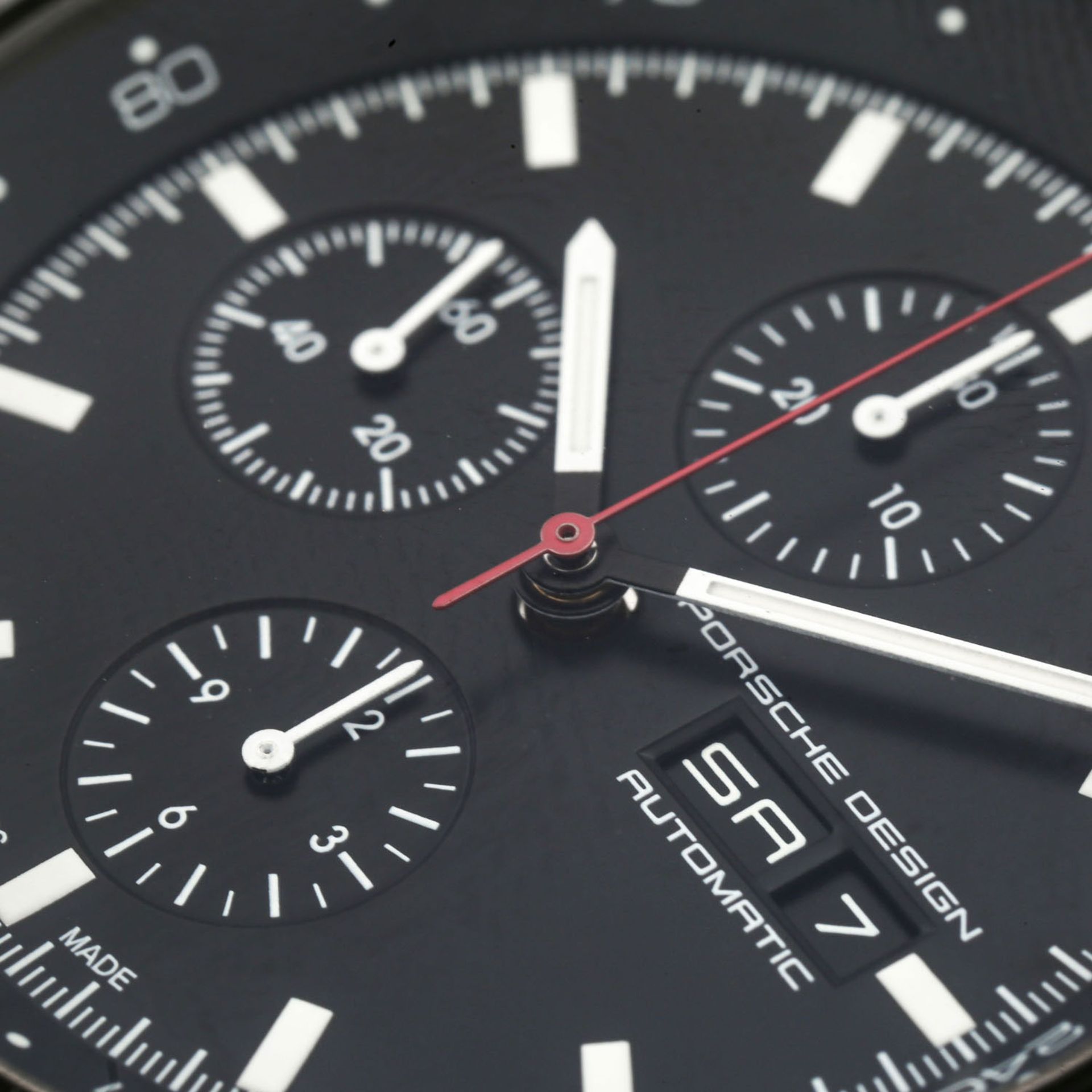 PORSCHE DESIGN Heritage "Black" Chronograph DayDate, Ref. PD.6510.43.41.0272. Herrenuhr. Damaliger K - Bild 5 aus 6